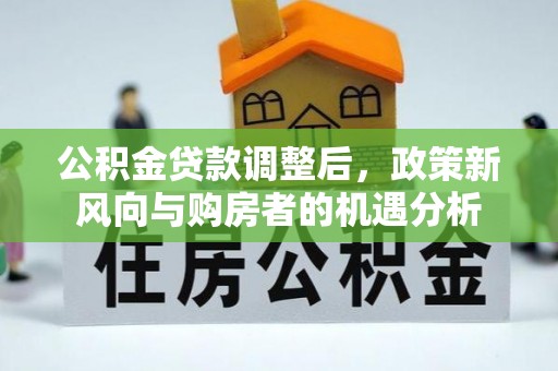 源城公积金贷款调整后，政策新风向与购房者的机遇分析