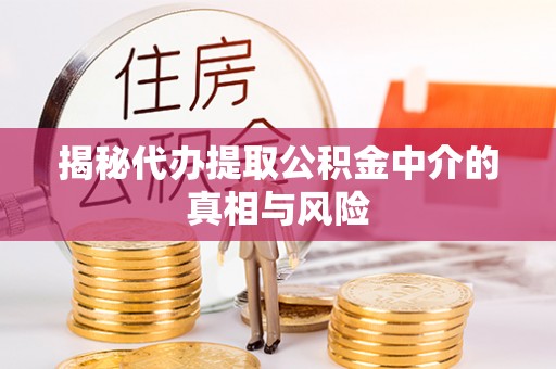 源城揭秘代办提取公积金中介的真相与风险