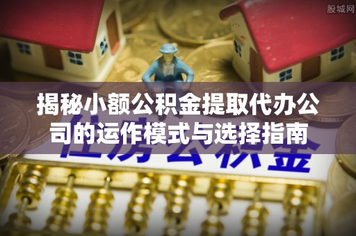 源城揭秘小额公积金提取代办公司的运作模式与选择指南