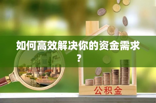 源城如何高效解决你的资金需求？