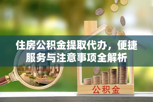 源城住房公积金提取代办，便捷服务与注意事项全解析