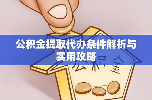 源城公积金提取代办条件解析与实用攻略
