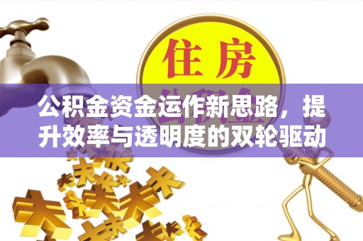 源城公积金资金运作新思路，提升效率与透明度的双轮驱动