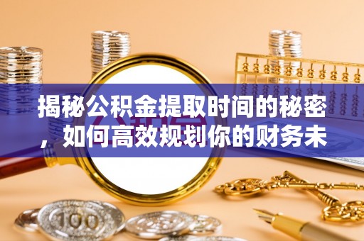 源城揭秘公积金提取时间的秘密，如何高效规划你的财务未来