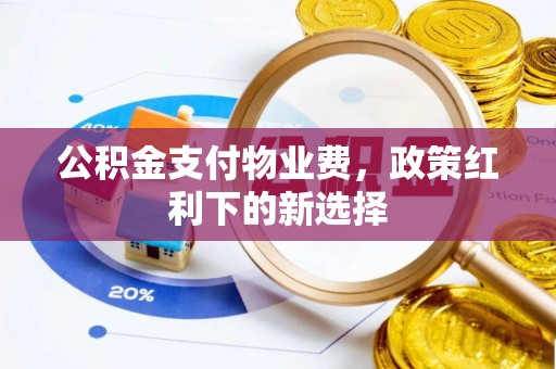 源城公积金支付物业费，政策红利下的新选择