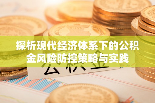 源城探析现代经济体系下的公积金风险防控策略与实践