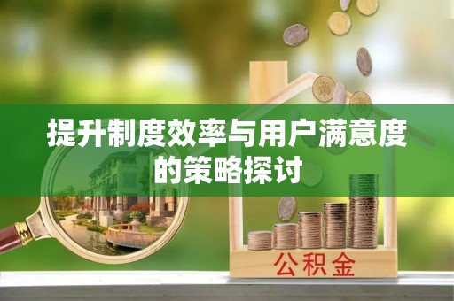 源城提升制度效率与用户满意度的策略探讨